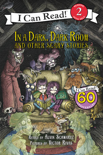 In a Dark, Dark Room and Other Scary Stories by Alvin Schwartz and Dirk Zimmer.