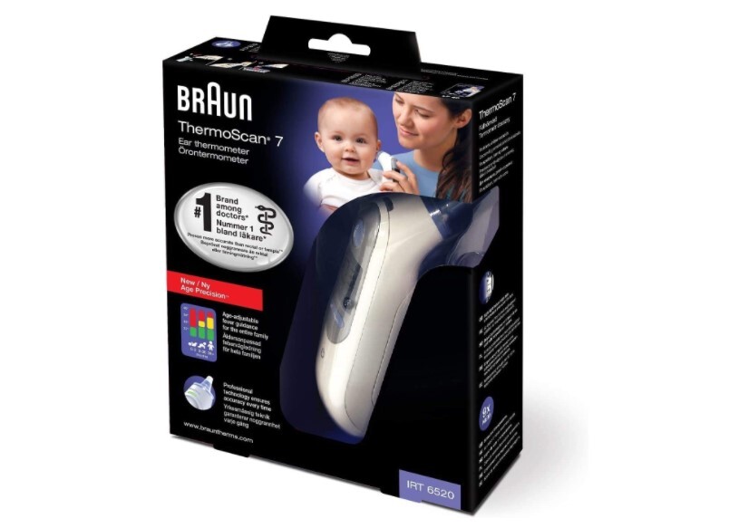 Fast, gentle and easy new age precision thermoscan thermometer.