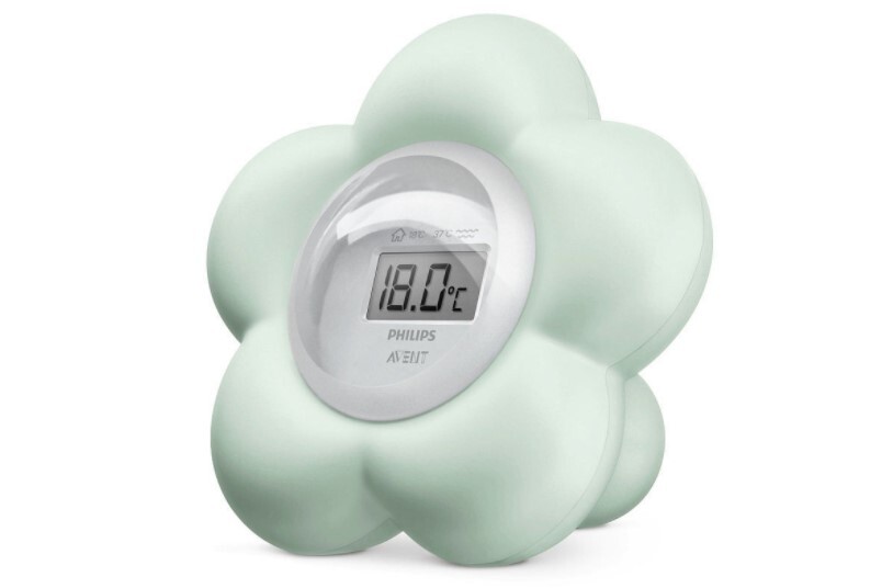 Hassle free flower avent baby bedroom and bathroom digital thermometer.