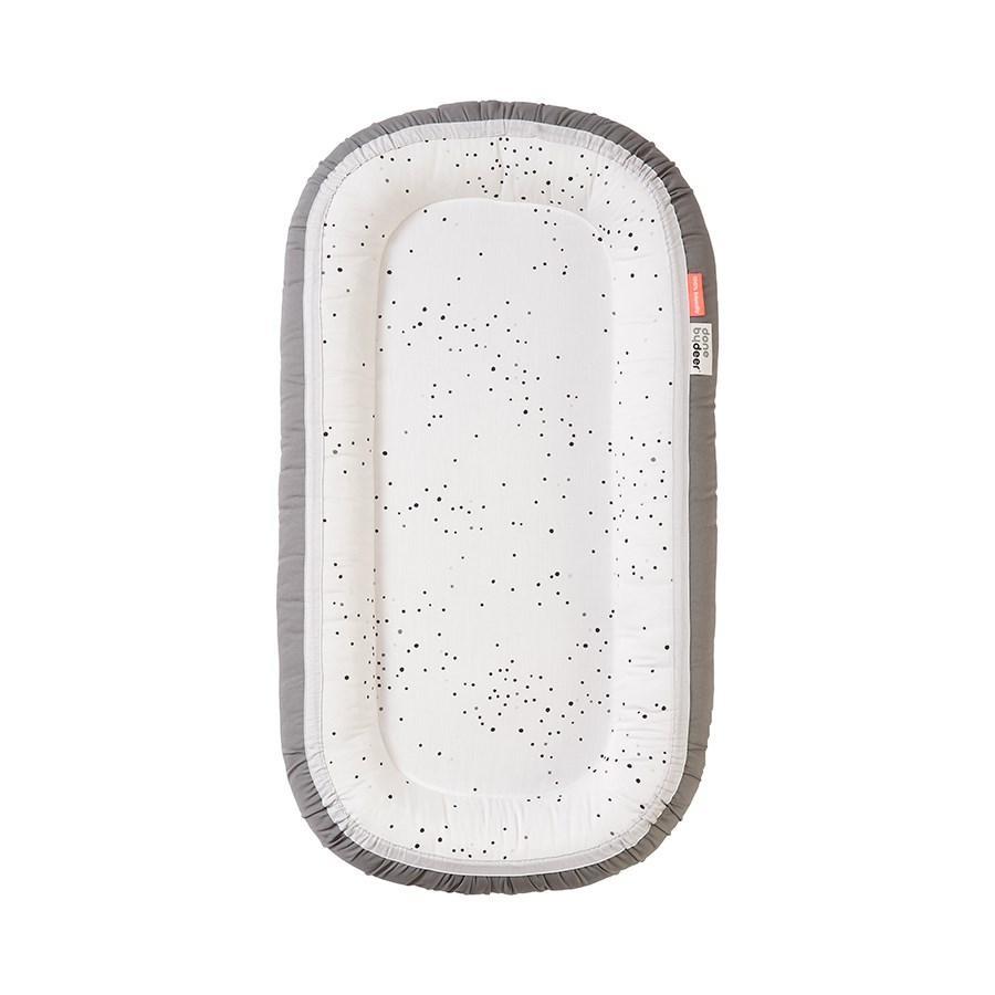 Comfortable white grey deer cozy nest for baby.