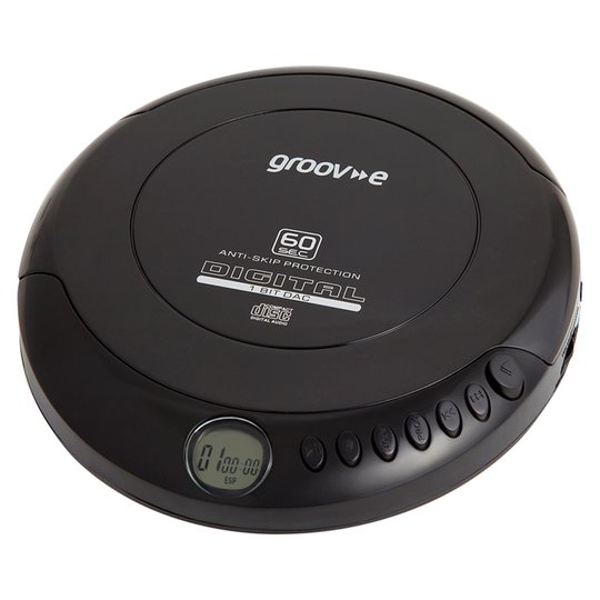 Plain box hassle free retro personal CD player.