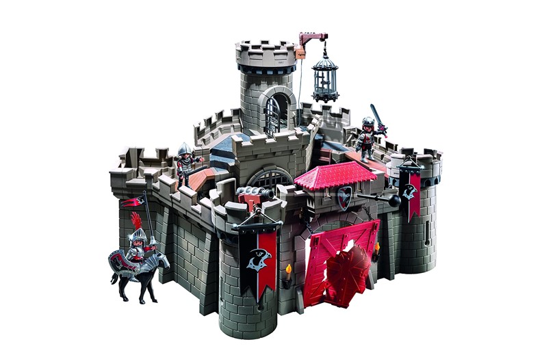 Unique, elegant black hawk knights castle perfect for warrior or patriotic games.