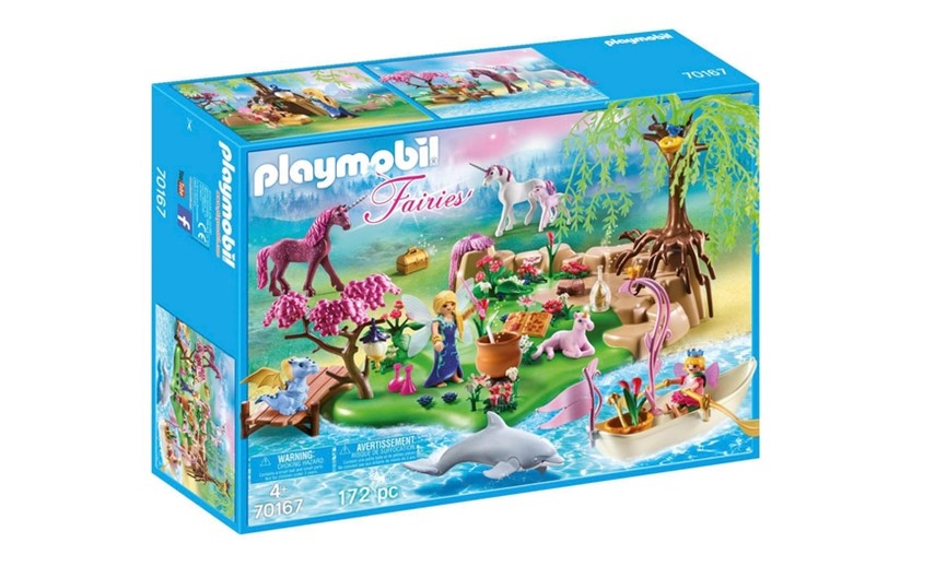 Attractive and magical fairy unicorn island.