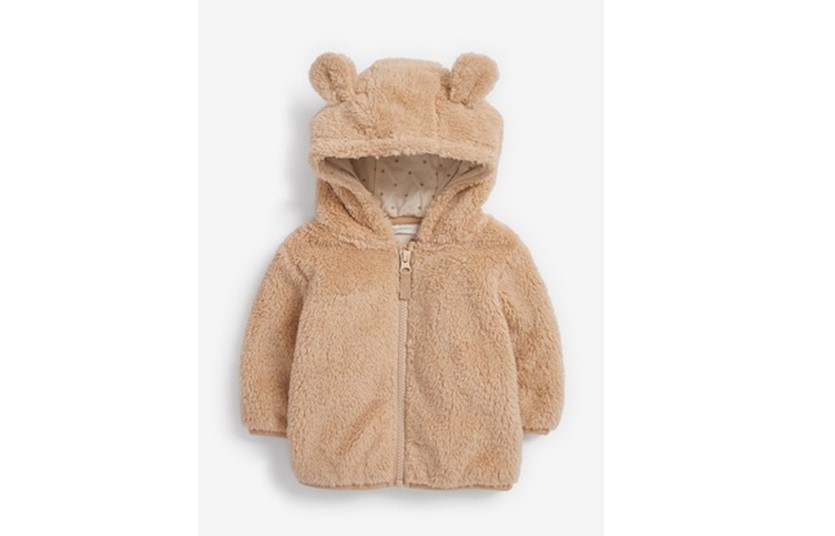 Adorable little cosy fleece bear jacket perfect for the babies to warmth.