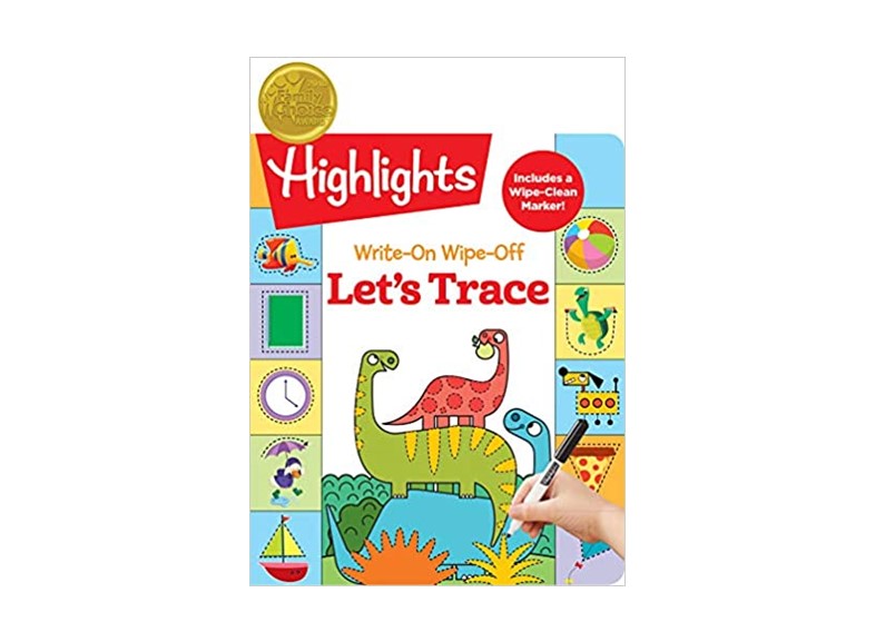 Educational and fun trace book to guide and enhance drawing and writing skills of kids.