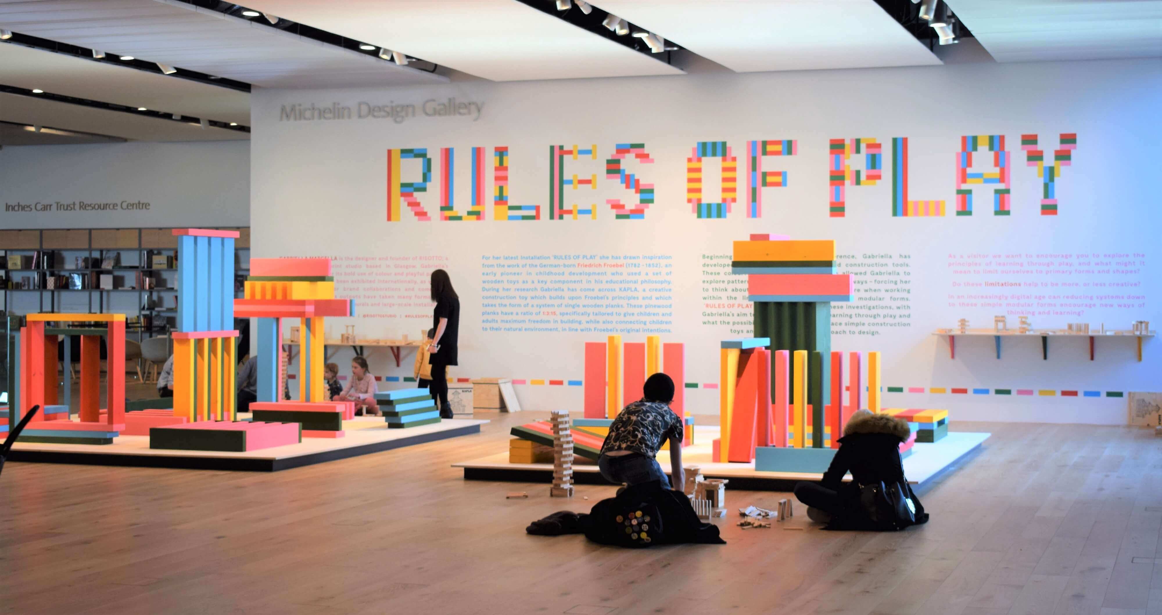 The previous Rules of Play exhibition.