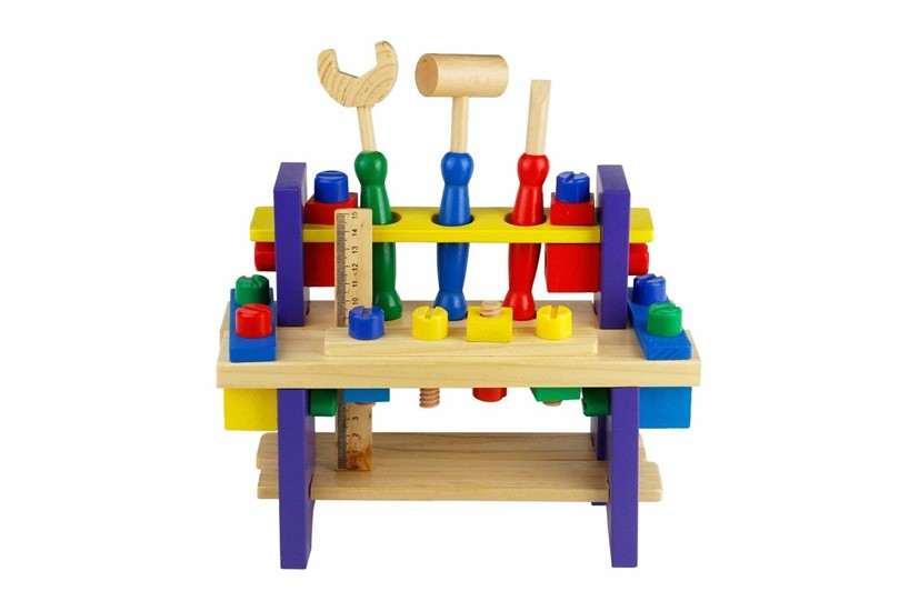 Fun and educational wooden construction toys.