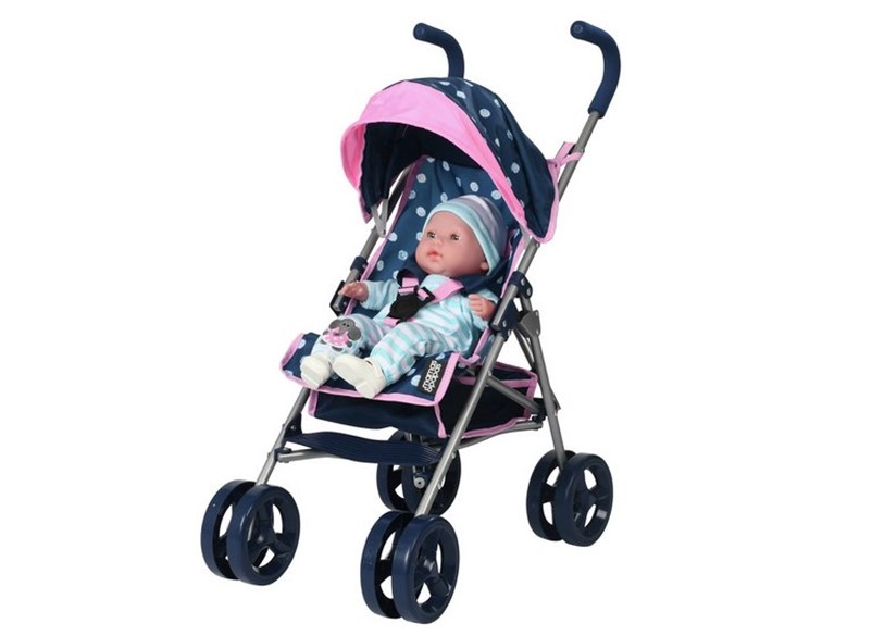 Beautiful dolls junior cruiser stroller, less weight and nice design prefect for liitle girls