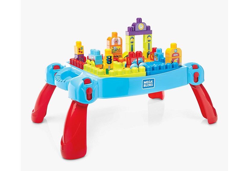 Mega Bloks First Builders Build'n Learn Table - John Lewis.
