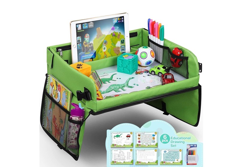 Multi function snack and play perfect in travel for baby's entertainment.