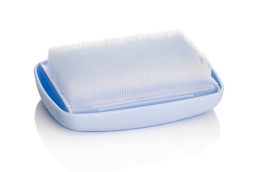 Gentle and soft cradle cap with massage brush perfect newborn, babies and toddlers who still have delicate skull.