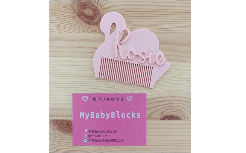 Gorgeous personalized name baby com perfect for gift and give away.