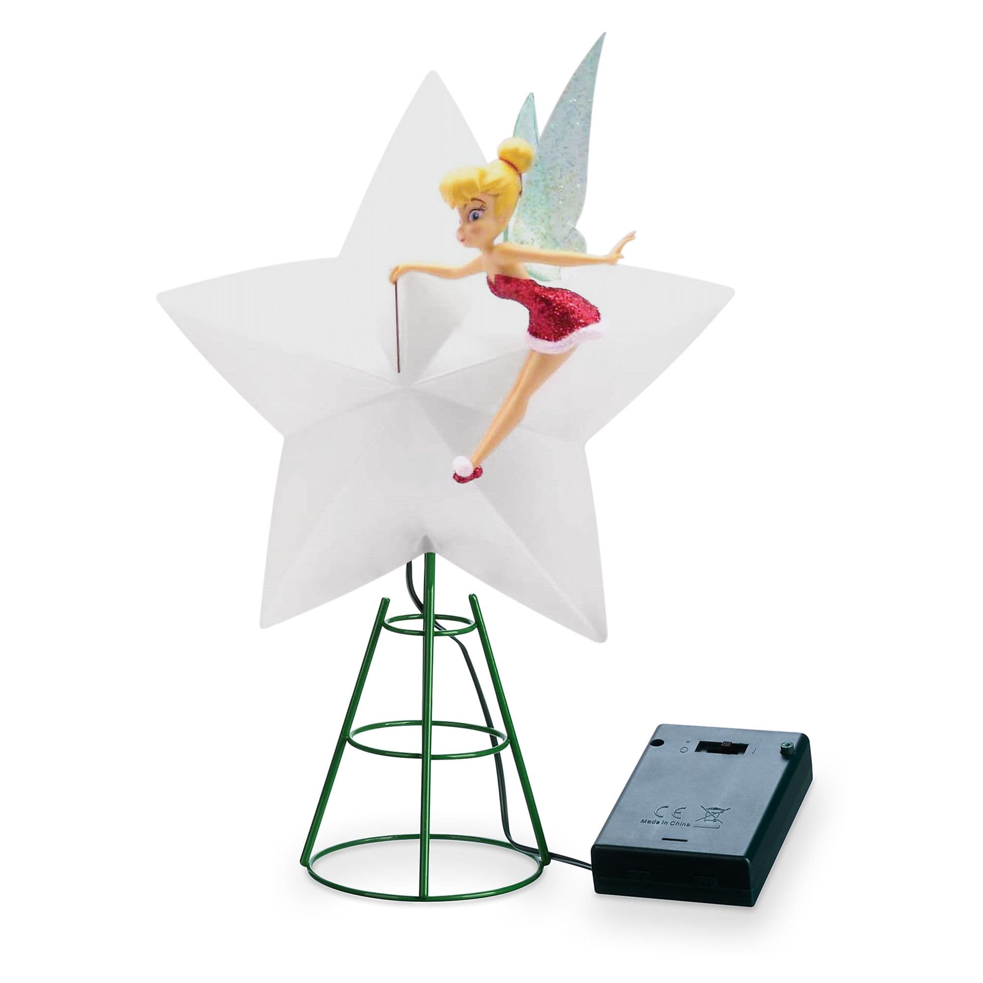 Walt Disney World Tinker Bell Holiday Cheer Light Up Tree Topper