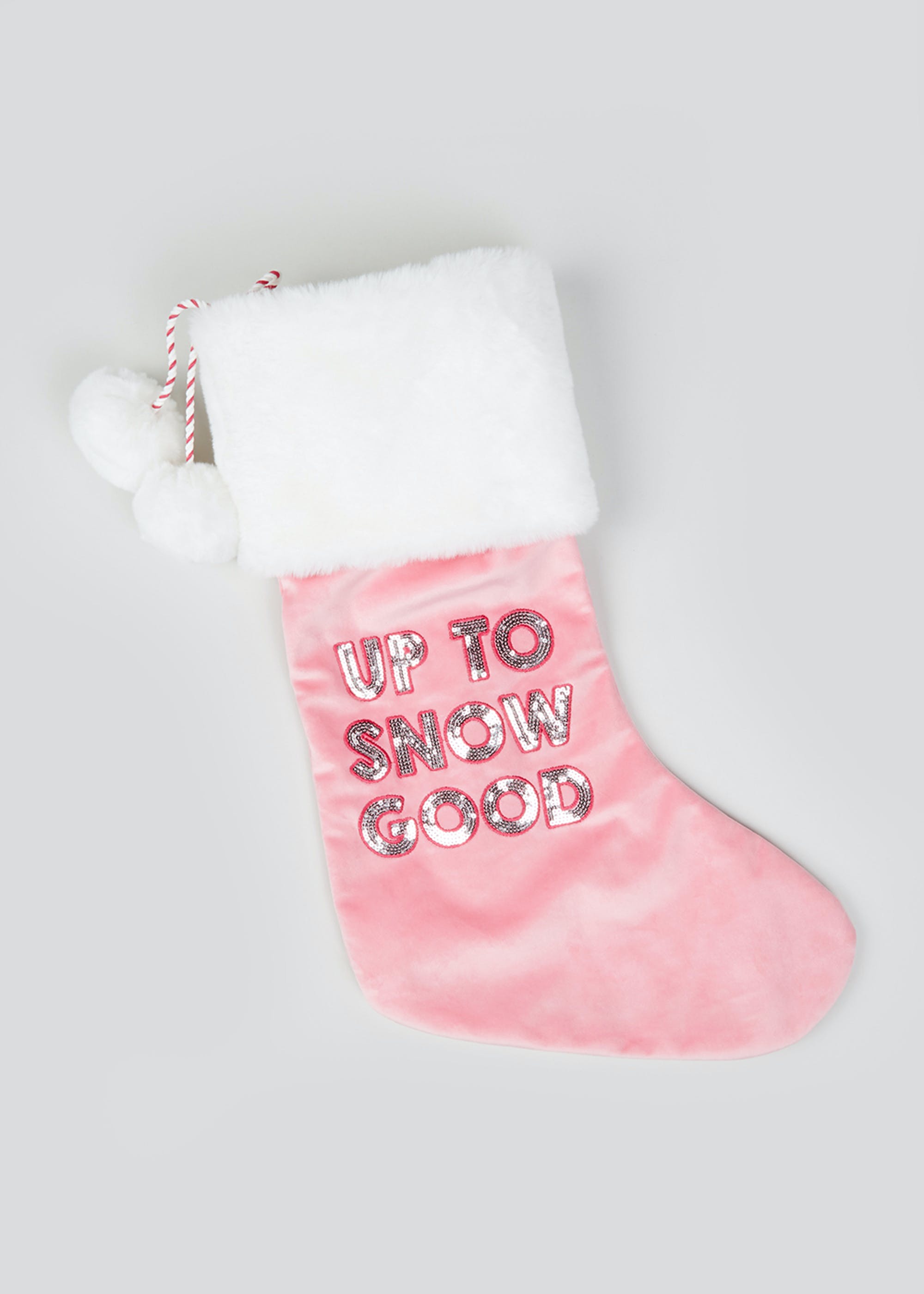 Matalan Up To Snow Good Christmas Stocking.