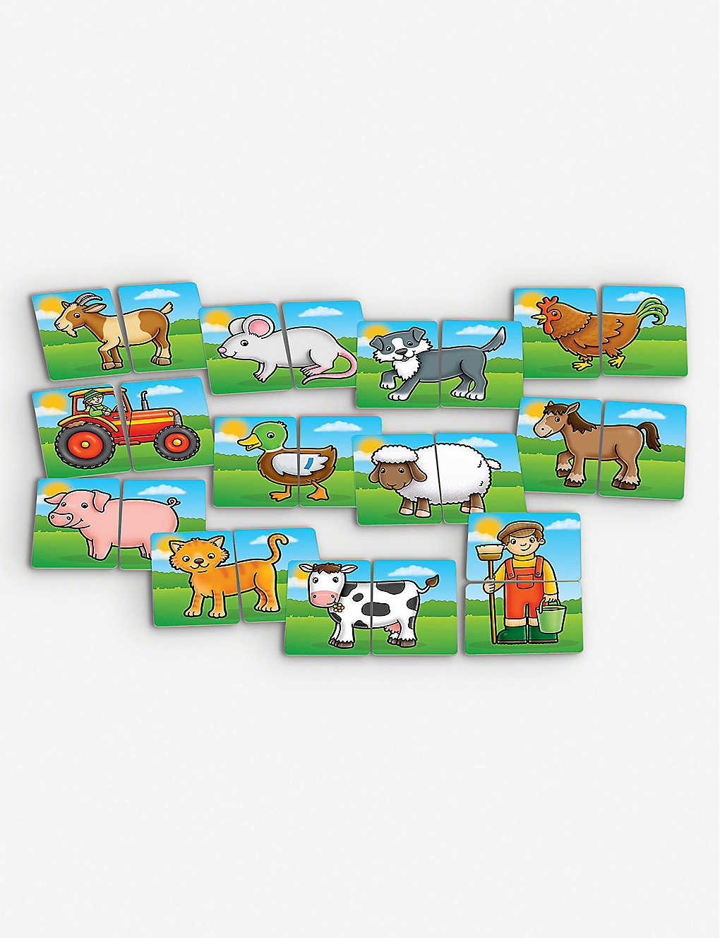 Farmyard Heads And Tails Game.