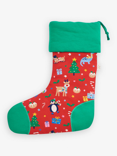JoJo Maman Bebe Quilted Christmas Print Sack.