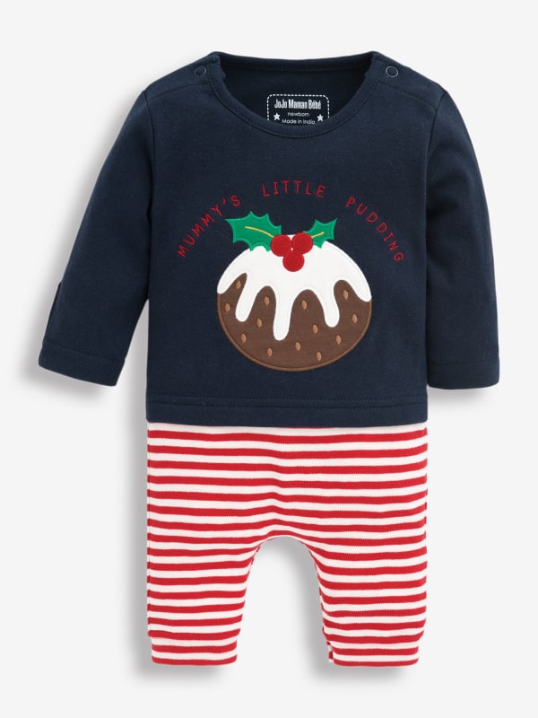 Christmas Pudding Baby Outfit