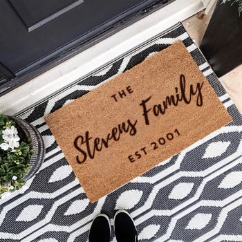 Personalised Family Doormat - That's Nice That