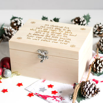 Mirrorin Personalised Christmas Eve Box With Poem.