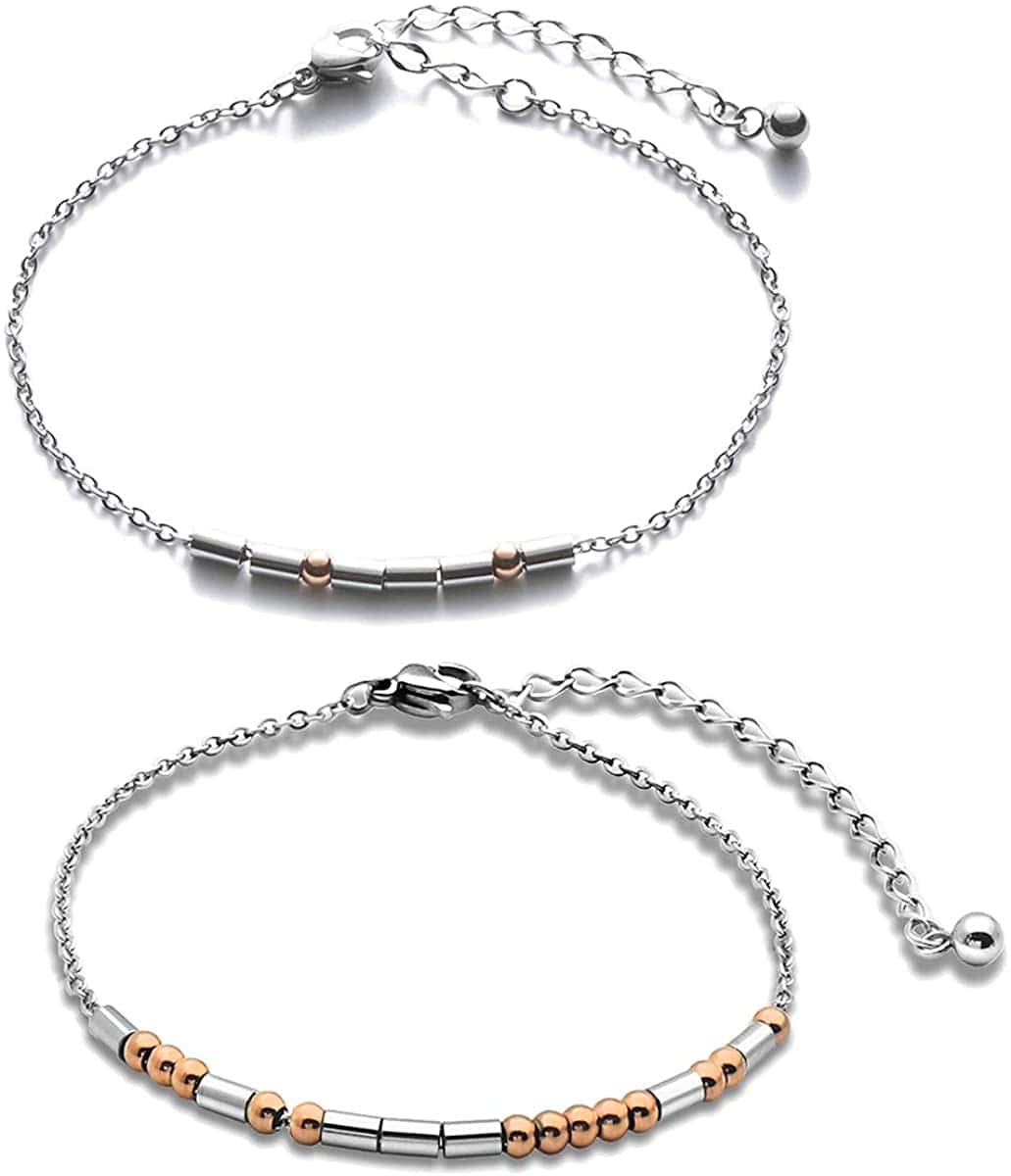 Personalised Morse Code Bracelet - Jingmaruo