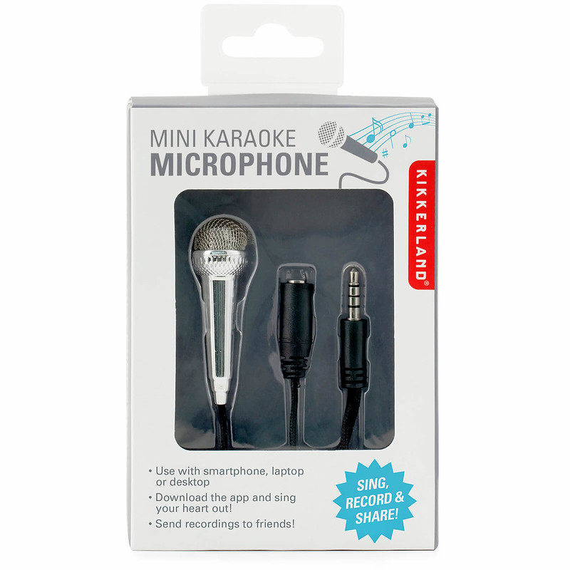 Mini Karaoke Microphone - Kikkerland