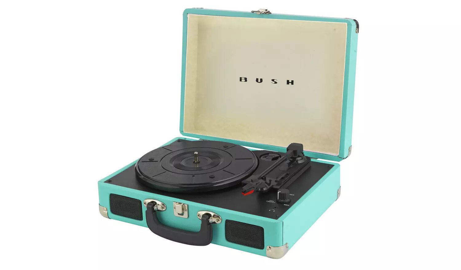 Bush Classic Retro Portable Case Record Player - Argos