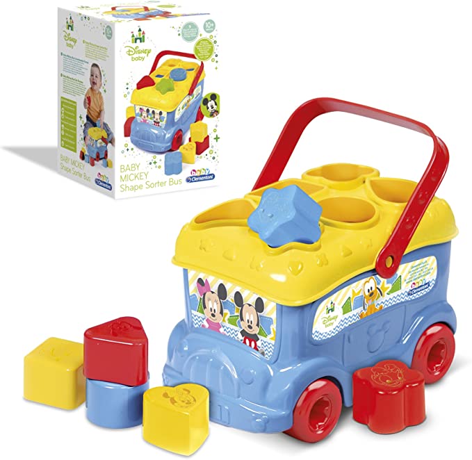 Clementoni Mickey And Friends Shape Sorter Bus.