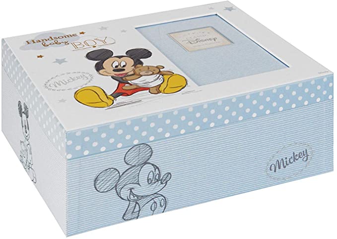 Disney Baby Magical Beginnings Keepsake Mickey Mouse Baby Boy Box.