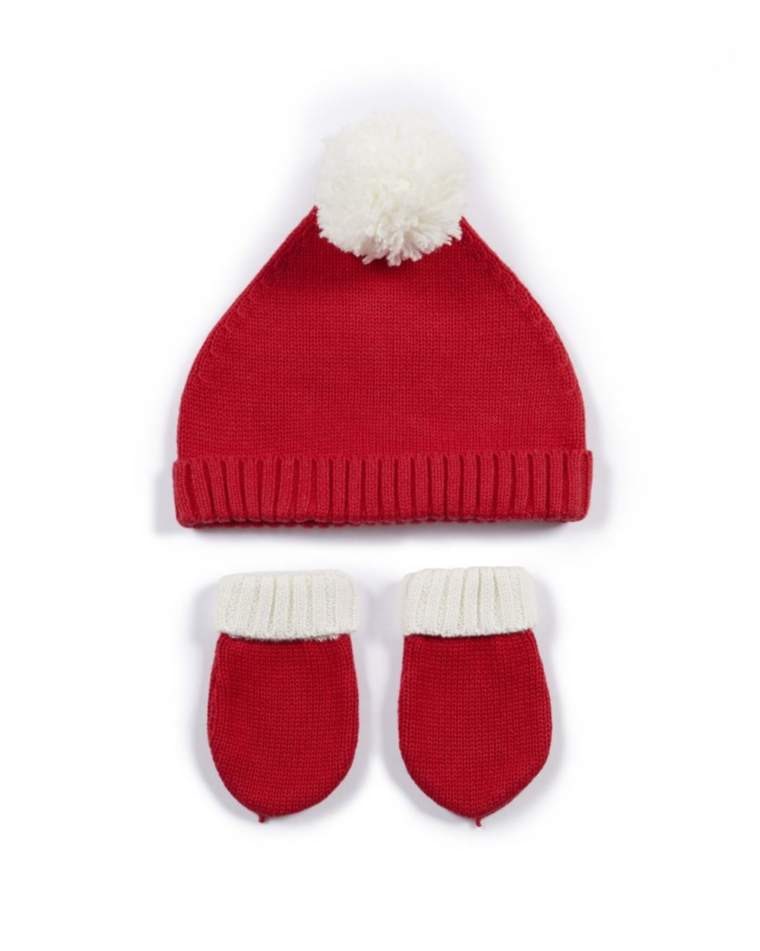 Santa Hat & Mitts - 2 Piece Set - Mamas & Papas