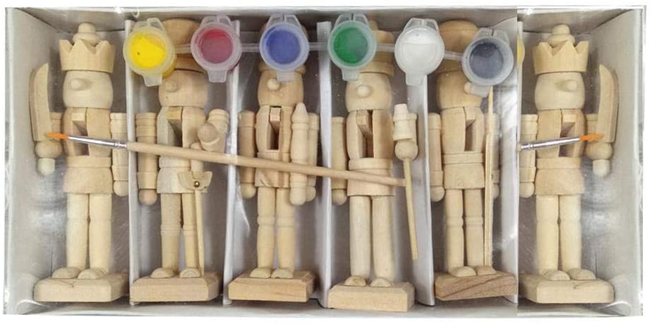 Paint Your Own Wooden Soldier Nutcracker Figures