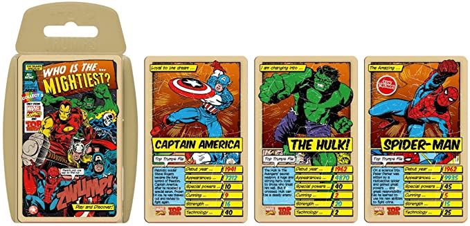 Top Trumps Marvel Comics Retro Card Game.
