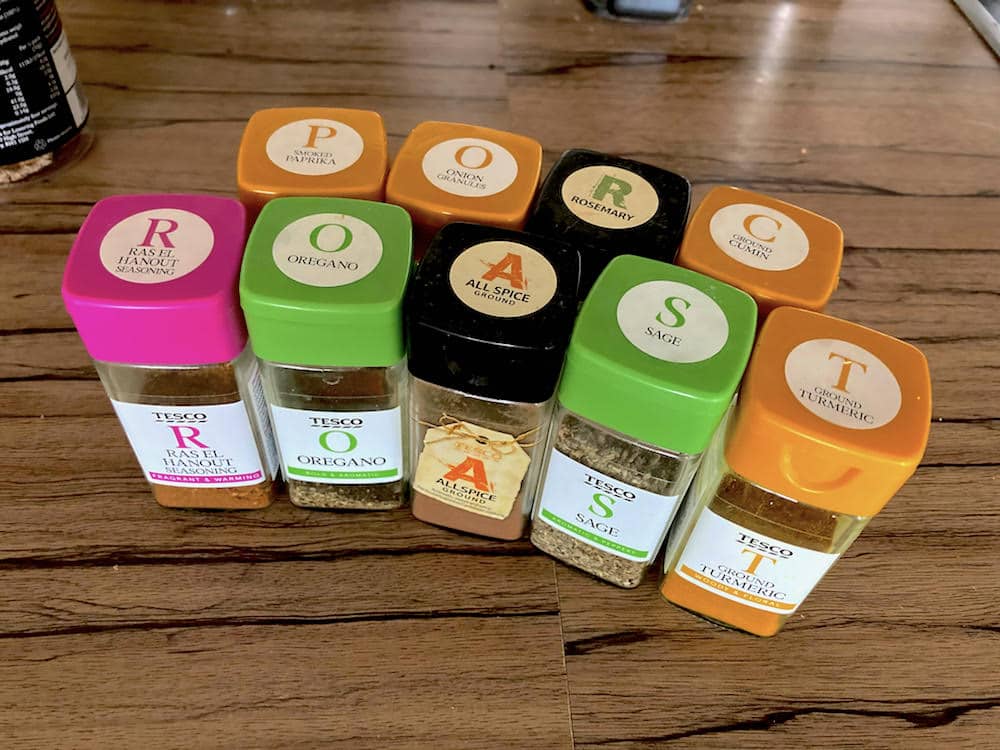 By getting involved with cooking, kids can learn many new words and linguistic terms, even the names of spices.