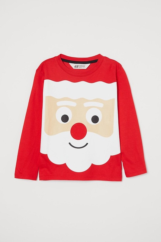 H&M Printed Jersey Top