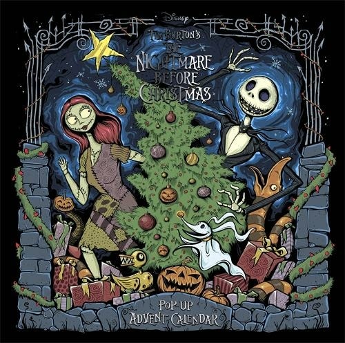 Disney Tim Burton's The Nightmare Before Christmas Pop-Up Book And Advent Calendar.