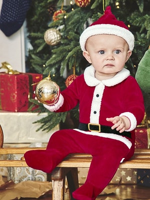 JoJo Mamam Bebe Father Christmas Baby Set