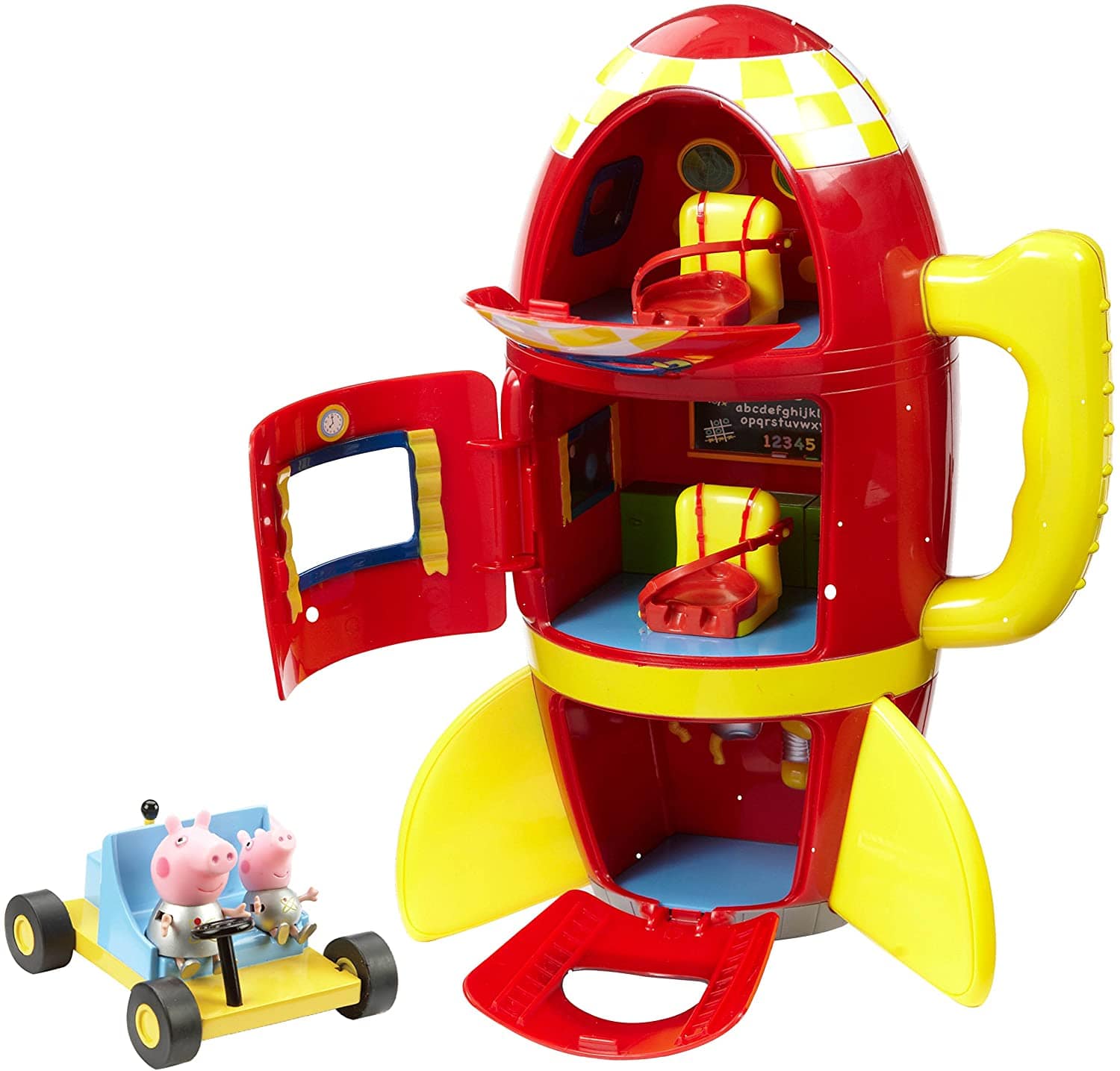 Peppa Pig Spaceship Adventure Playset With Moon Buggy.