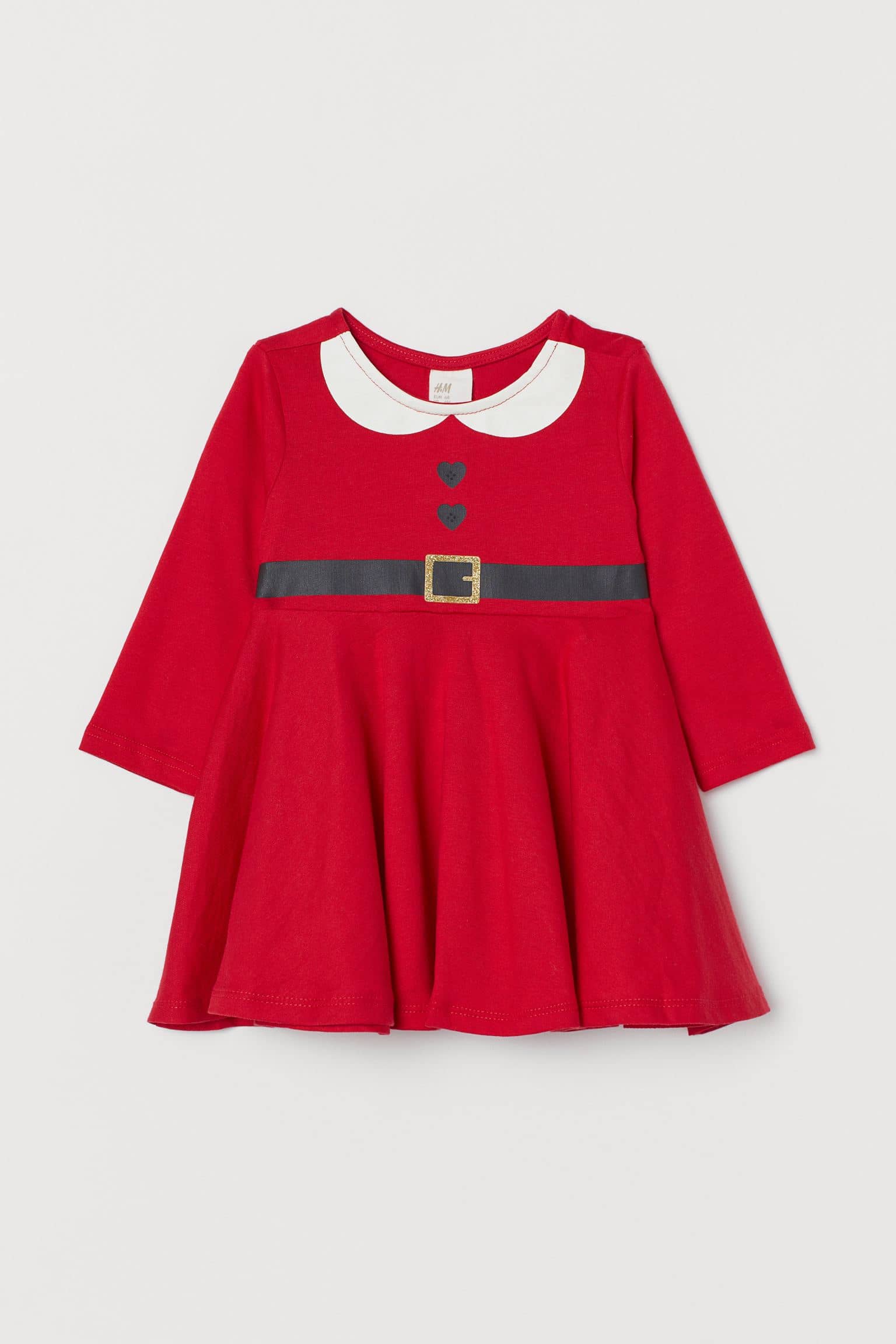 H&M Cotton Jersey Santa Dress