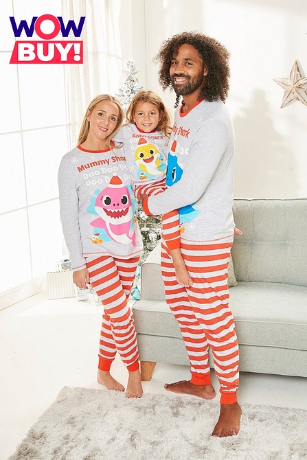 Baby Shark Christmas Pjs.