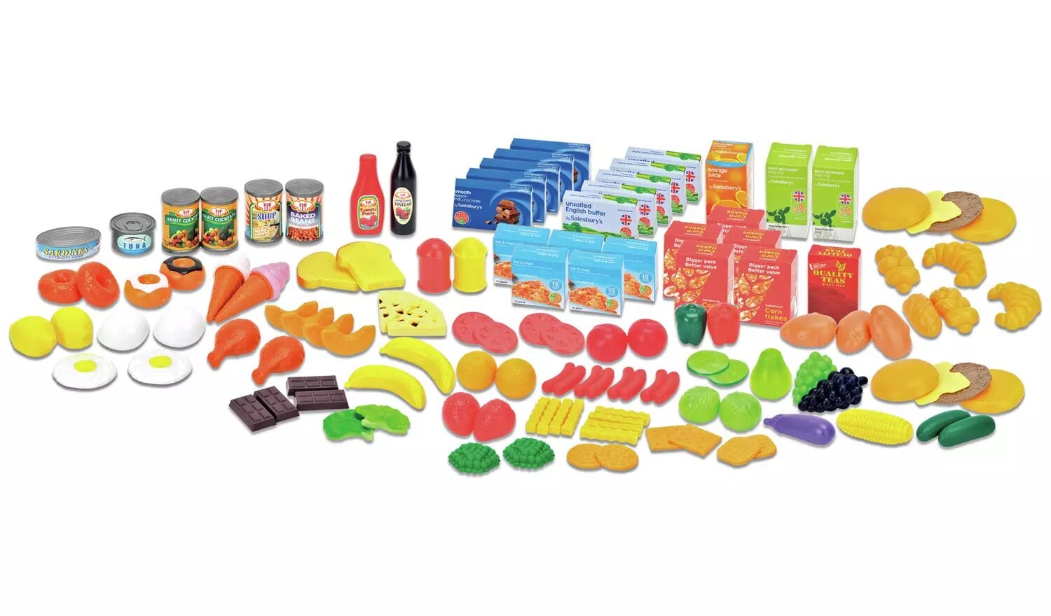 Chad Valley 120 Piece Play Food Set.