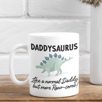 Mummysauras Dinosaur Personalised Mug