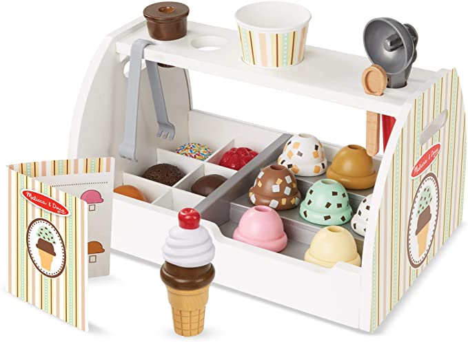 Wooden Scoop & Serve Ice Cream Counter, Melissa & Doug.