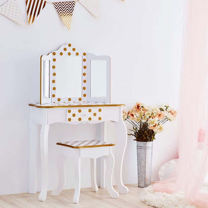 Teamson Gisele Girls Wooden Dressing Table