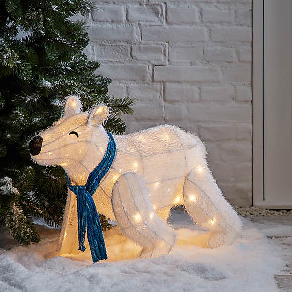 Dunelm Light Up Polar Bear.