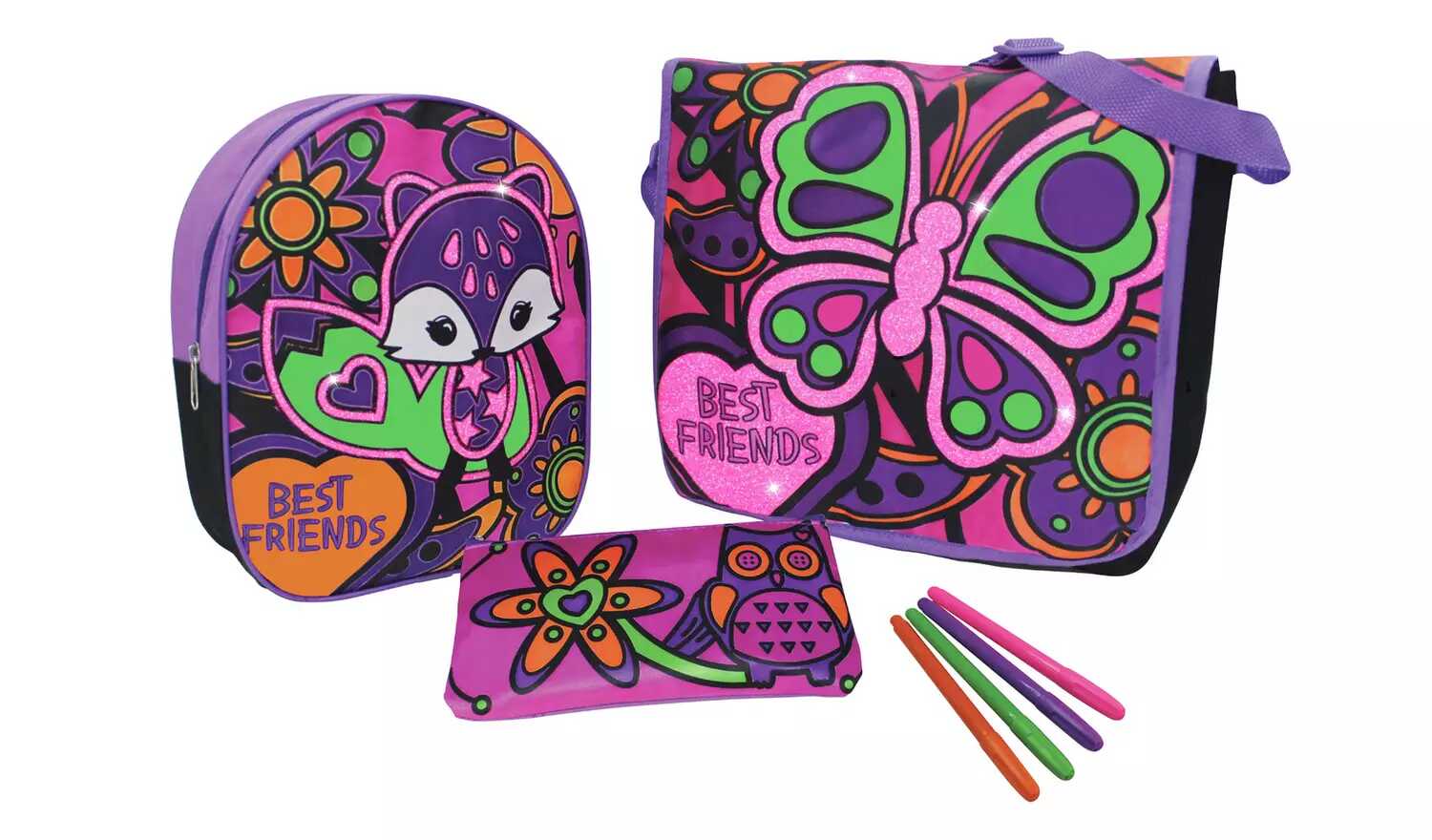 Chad Valley Be U Colour Your Own Bags