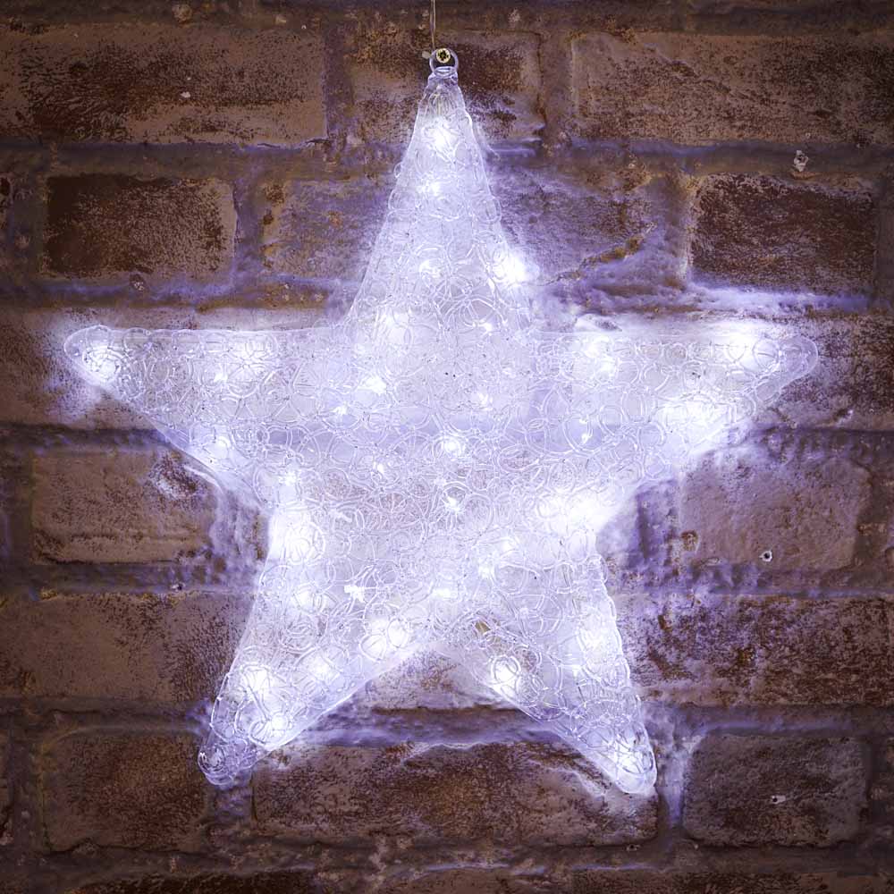 Wilko Outdoor Christmas Star Lights.