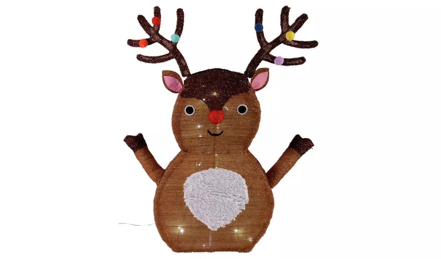 Argos Home Pop Up Light Up Rudolph.