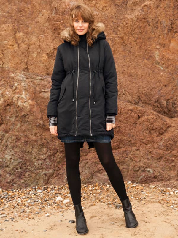 JoJo Maman Bébé 2-In-1 Padded Maternity Coat