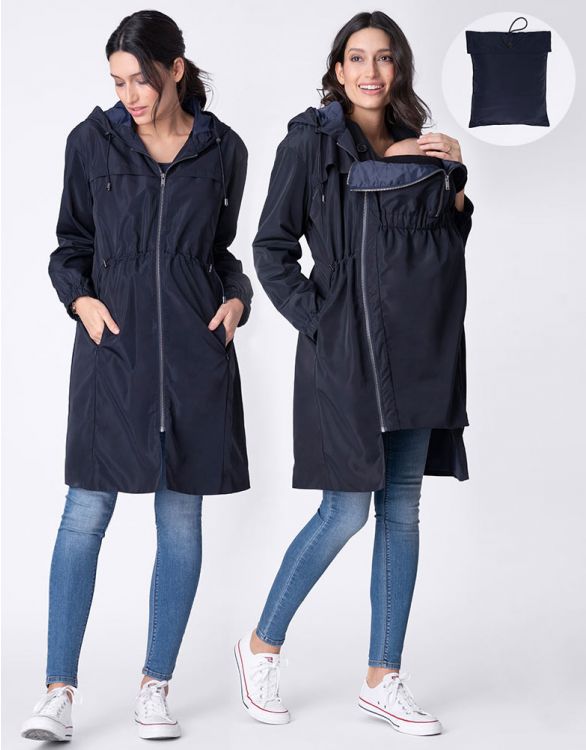 Seraphine 3 In 1 Rain Resistant Pack-Away Maternity Coat