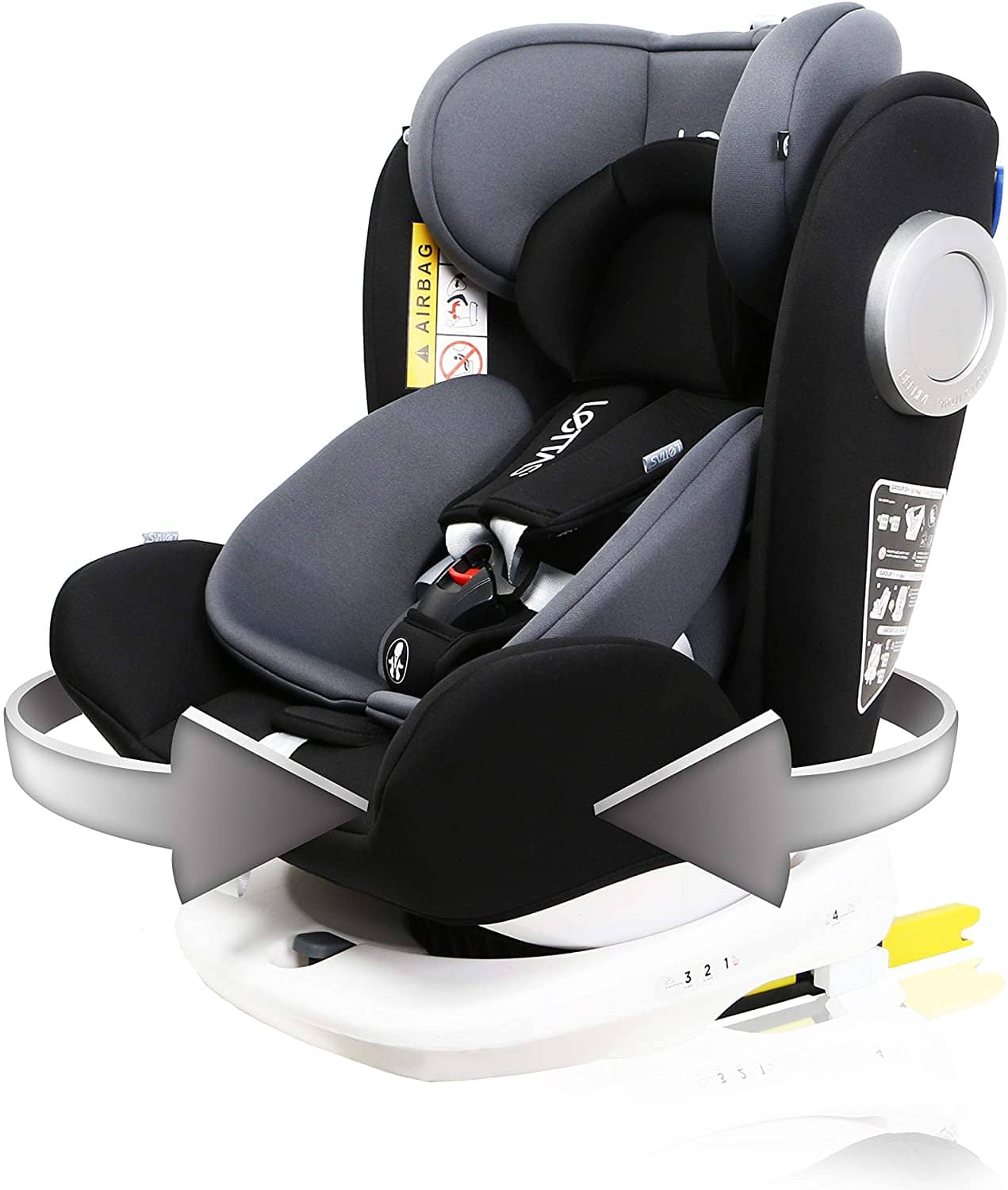LETTAS Car Seat For Child Group 0+/1/2/3