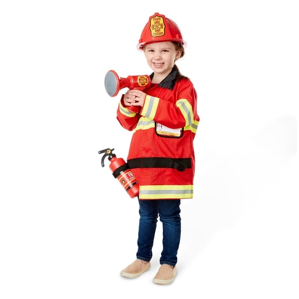 Melissa & Doug Fire Chief Dress Up Costume Set